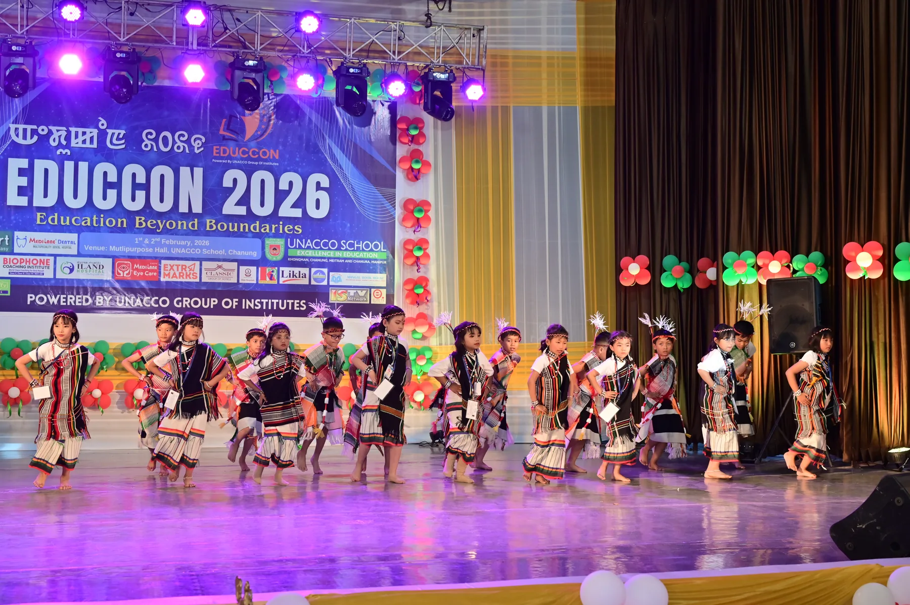 Cultural ambassadors bring heritage to life under the stage lights.