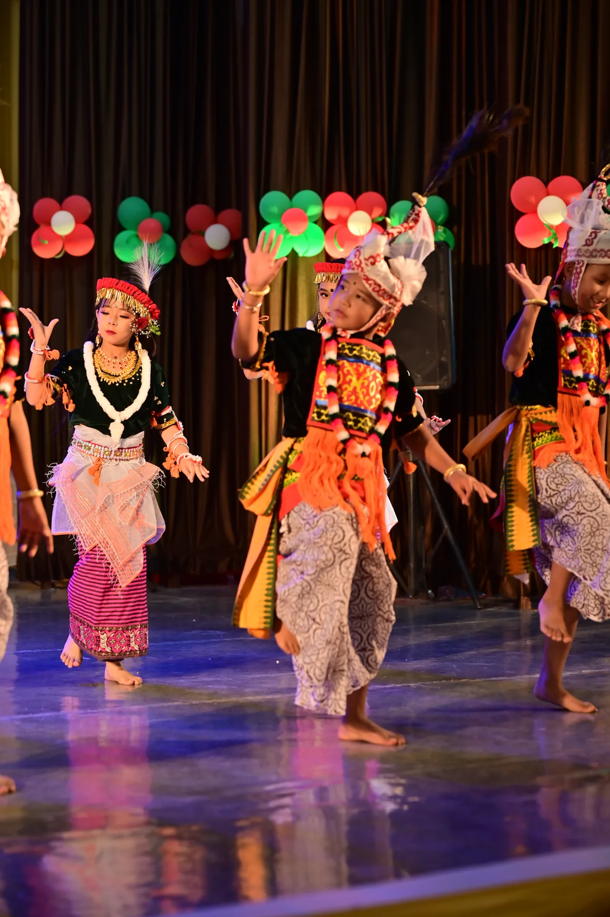 Graceful ensembles fill the arena with rhythm, colour and joy.