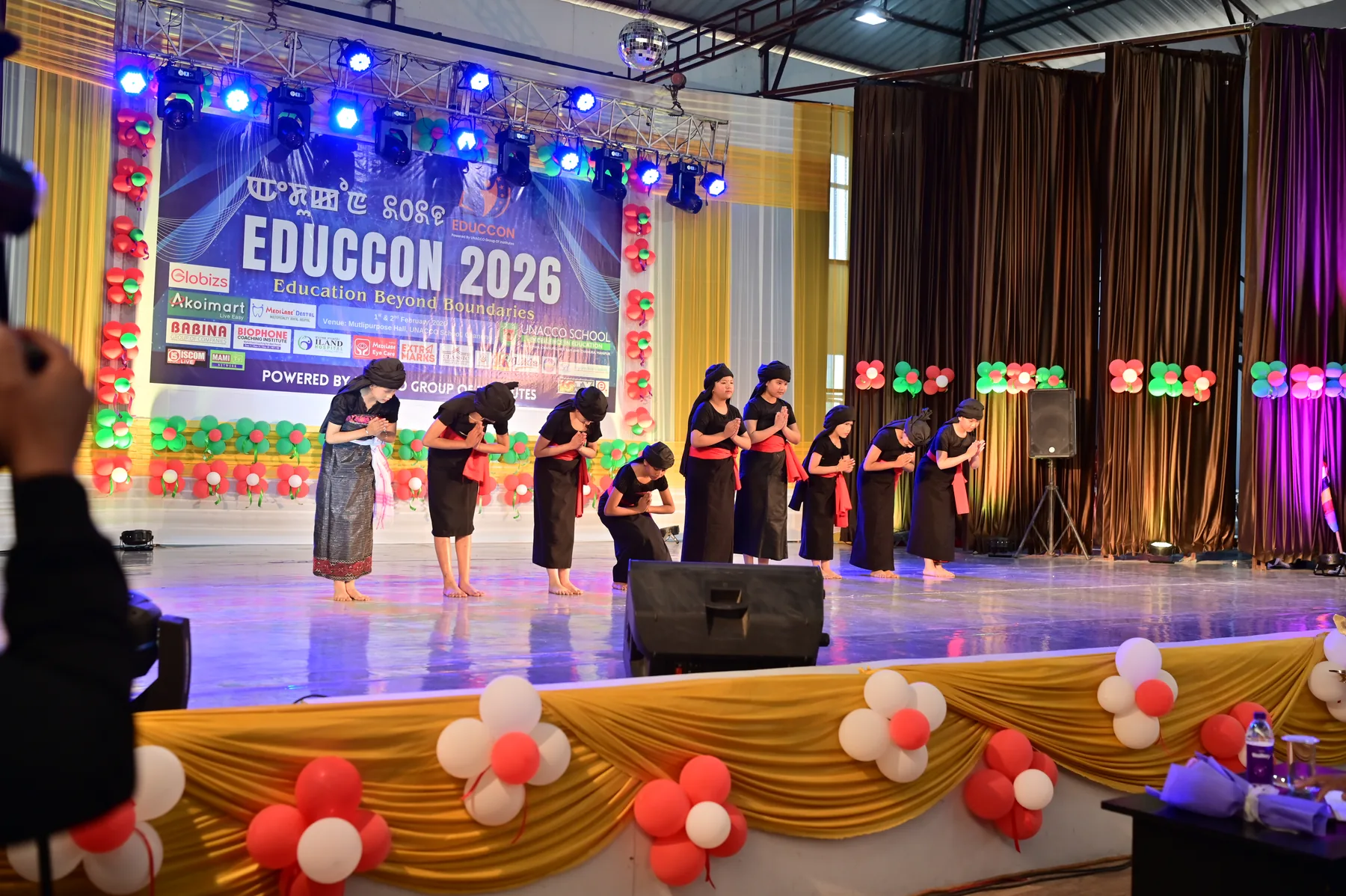 Rising stage talents fill the arena with rhythm, colour and joy.
