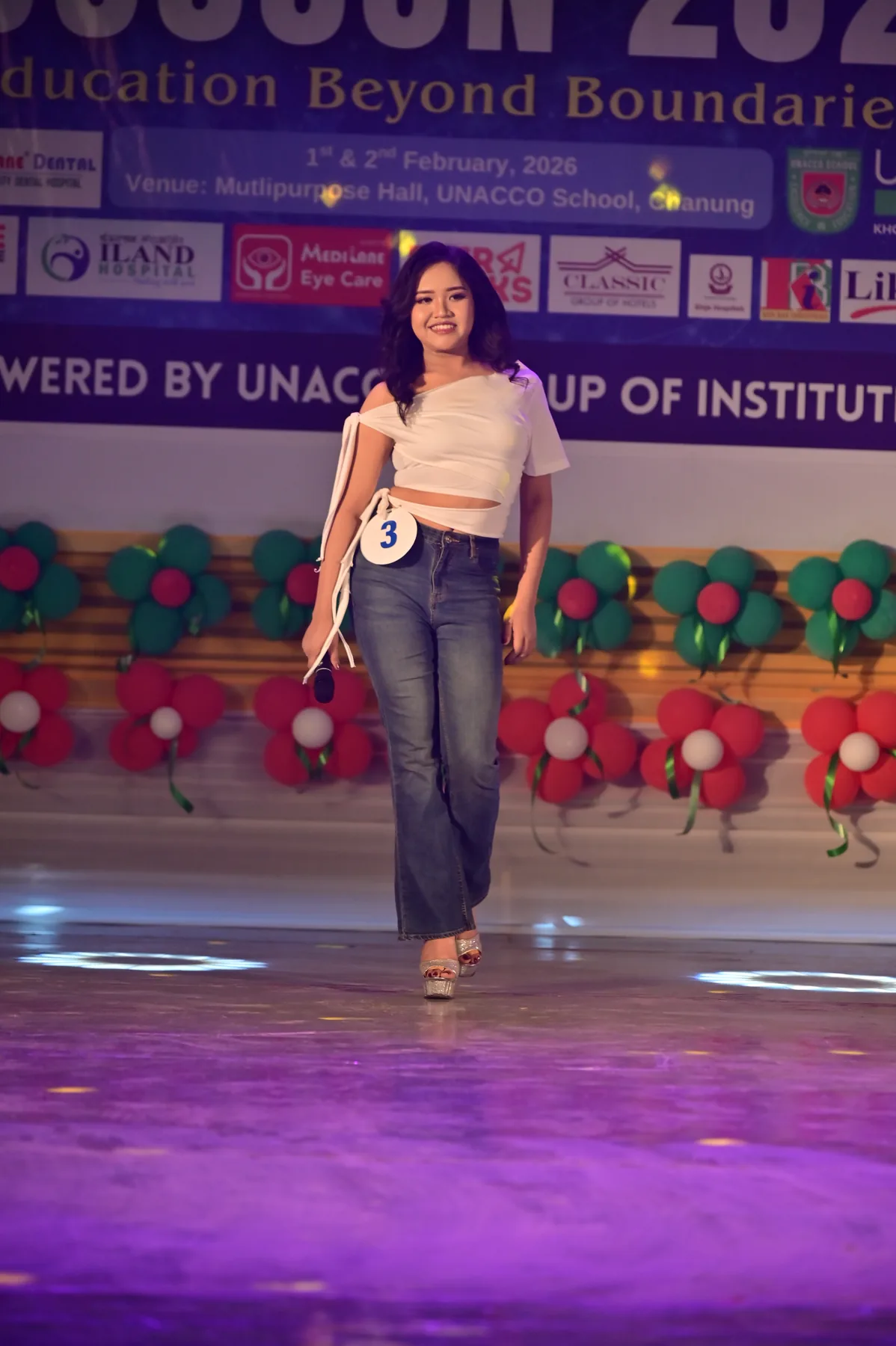 Talented participants step forward with purpose and poise.