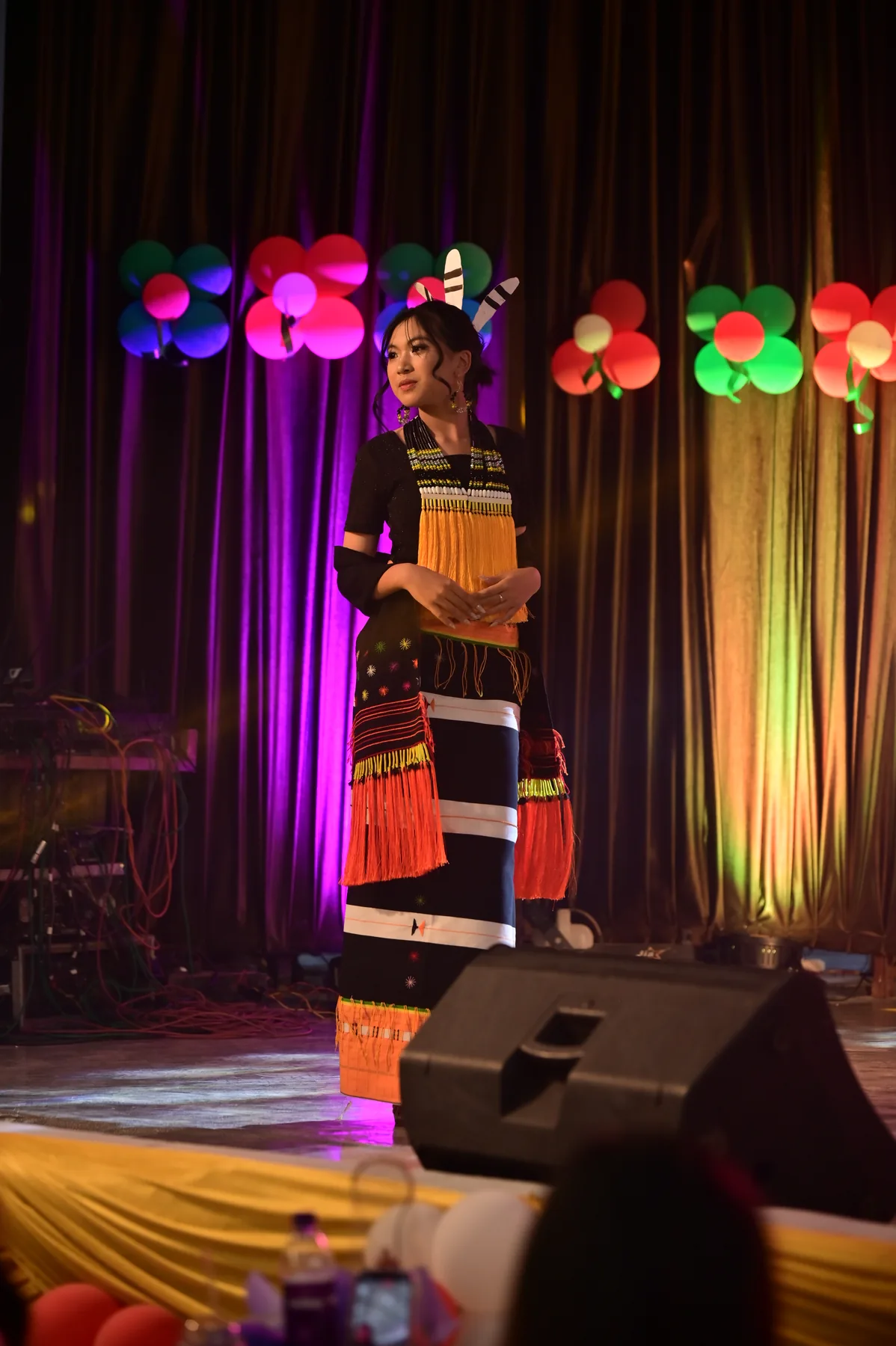 Graceful performers step forward with purpose and poise.