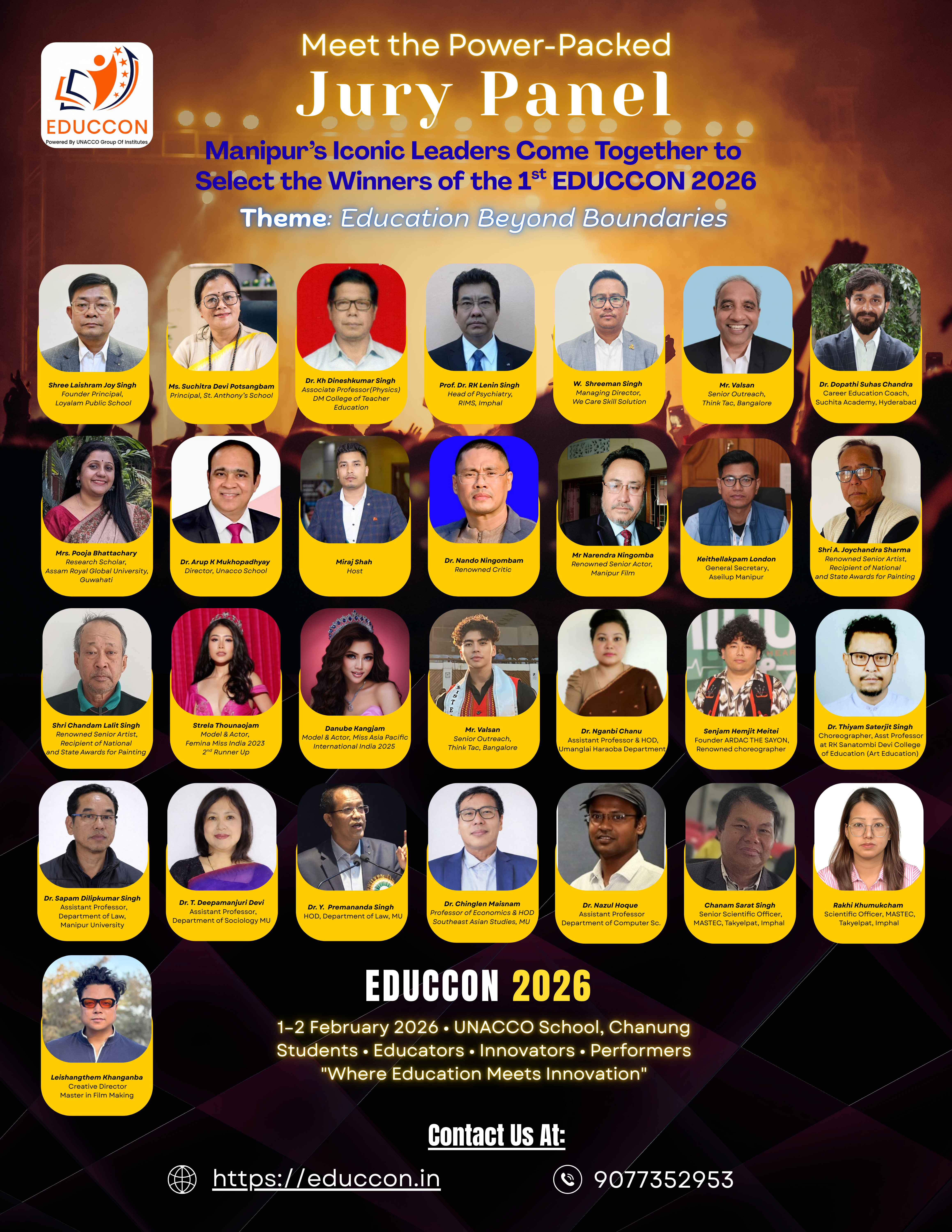 Official first EDUCCON 2026 jury panel poster